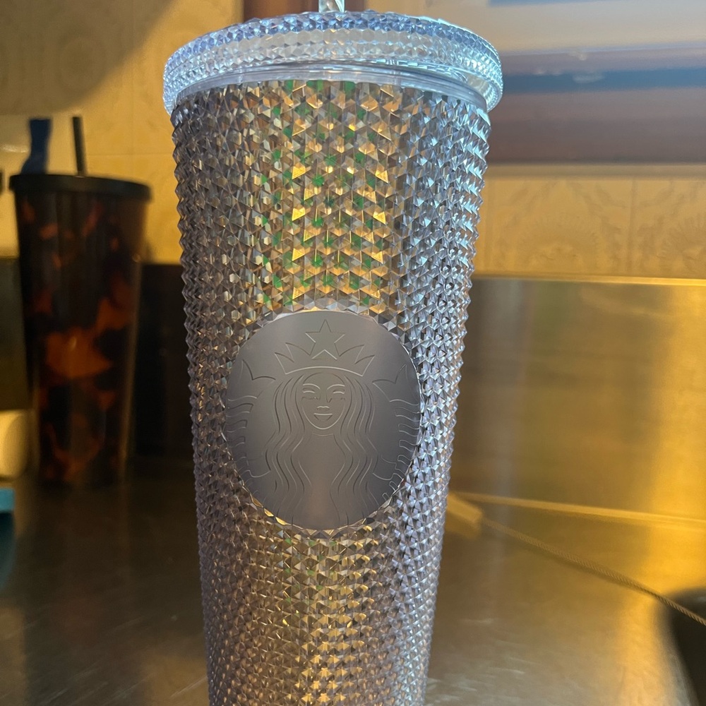 Clear gem Starbucks cup